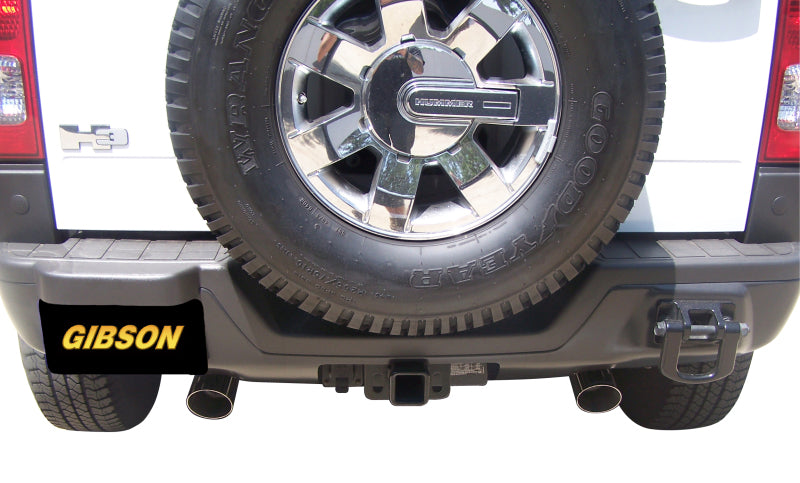 Gibson  312700 fits Hummer 07-10 H3 Base 3.7L 2.5in Cat-Back Dual Split Exhaust