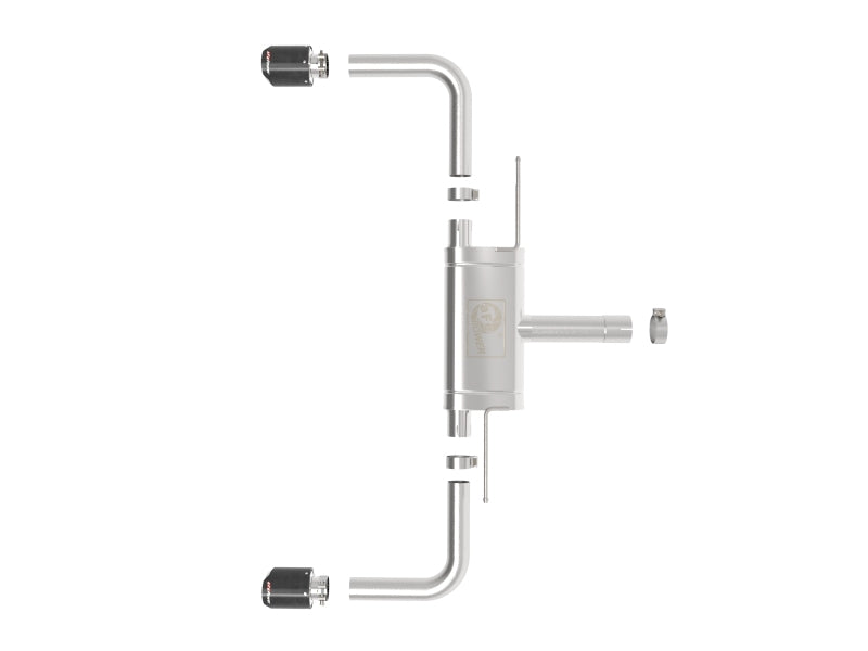 aFe 49-36355-C MACHForce XP Exhausts Axle-Back 21-24 fits BMW 228i 2.0T (SS w/ Carbon Tips)
