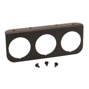 AutoMeter 2238 Autometer 2-1/16in Black 3-Hole Gauge Panel