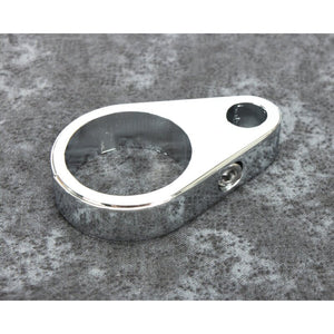 Bikers Choice 489800 1 1/4 Inch Chrome Plain Clutch Cable Clamp