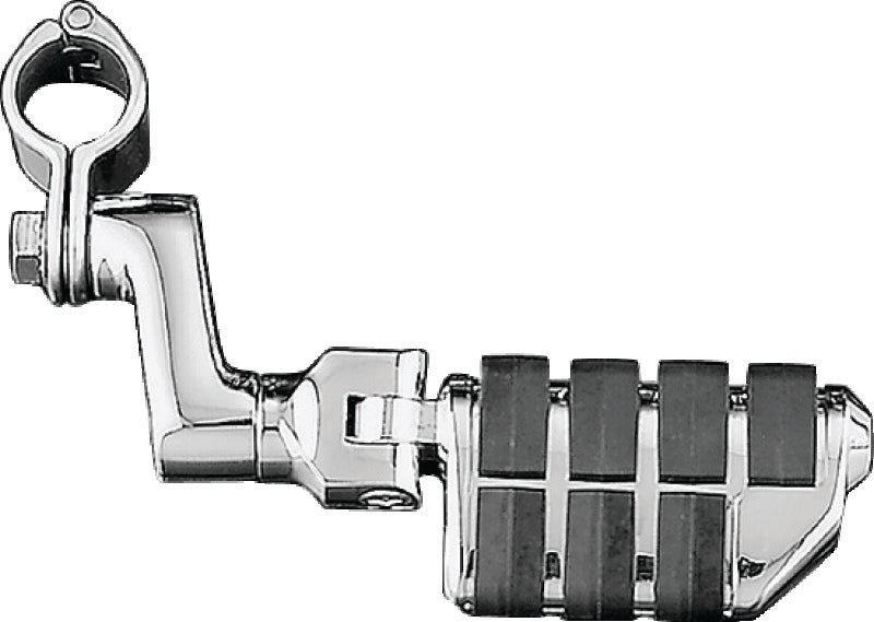 Kuryakyn 7993 Kuryakyn Dually ISO Offset Highway Pegs With 1-1/4inch Clamp Chrome (Pair)