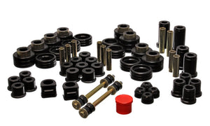 Energy Suspension 3.18101G 88-98 fits Chevy/fits GMC 4WD Black Hyper-flex Master Bushing Set