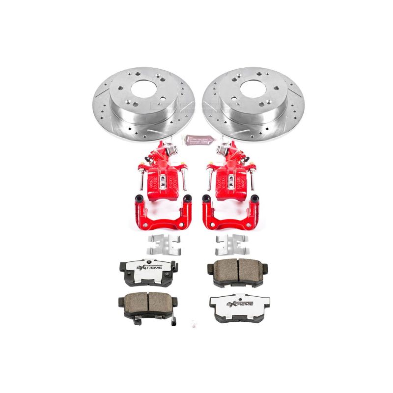 PowerStop KC2270 fits Honda Accord Rear Z26 Street Warrior Brake Kit w/Calipers