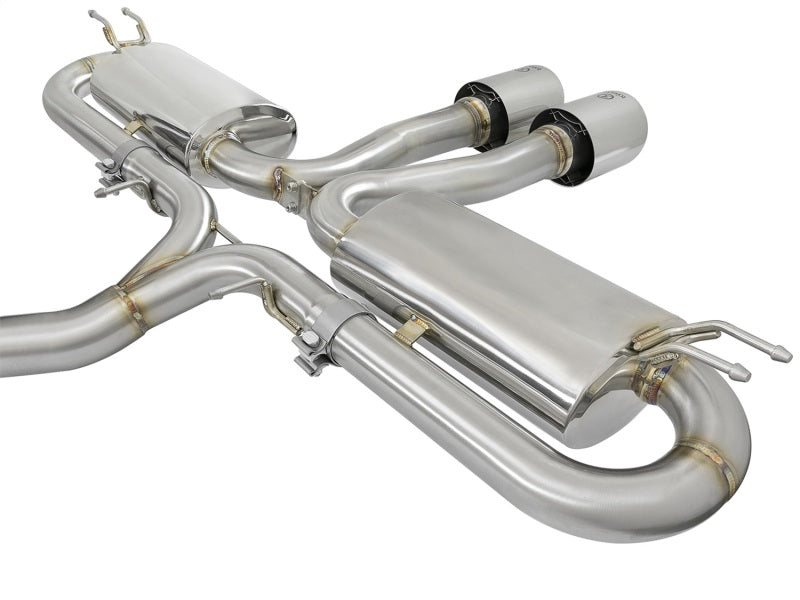 AFE 49-36621-P  3in 304 SS Cat-Back Exhaust System w/Polished Tips 2017+ fits H