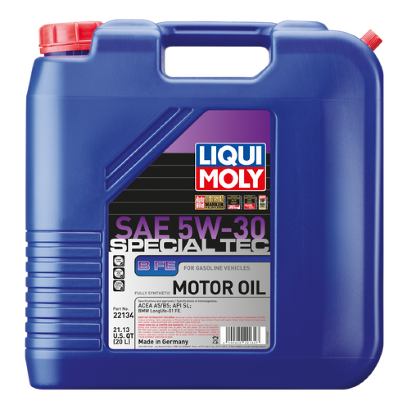 LIQUI MOLY 22134 20L Special Tec B FE Motor Oil SAE 5W30