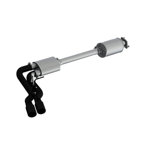 MBRP S5262BLK fits Ford F150 Pre-Axle 4in OD Tips Dual Outlet 3in Black Exhaust