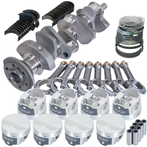 Eagle 62302040 fits Chevy 350 3.480in Crank 5.700in I-Beam Rods -3.7cc Flat Top 4.040in Pistons Rotating Assembly