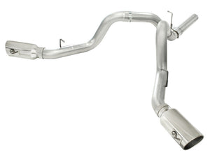 AFE 49-04043-P rce XP Exhaust Aluminized Dual Split DPF Back 11-15 fits GM Dies