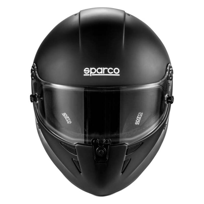 SPARCO BRH0007B0K0100L Stealth RF Helmet - Large - Matte Black/Black