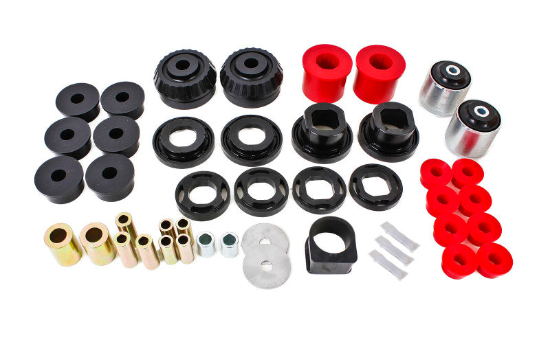 BMR BK013 fits Pontiac 08-09 G8 Total Suspension Bushing Kit (BK003 BK007 BK012) - Black/Red