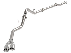 AFE 49-34145-P XD Series 3 IN 304 Stainless Steel DPF-Back Exhaust w/Dual Polis