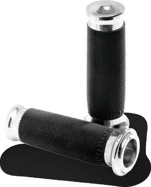 Performance 0063-2007-CH Machine Contour Renthal Wrapped Grips - Chrome