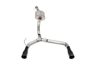 CORSA Performance 21208BPC Corsa 21-25 fits Ford Bronco 2.7L 2-Door 2.75in Cat-Back Dual Rear Exhaust w/ 4in Straight-Cut Black Tips