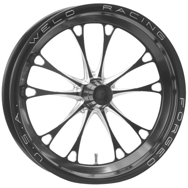 Weld  84B-15000 V-Series 1-Piece 15x3.5 / Anglia Spindle MT / 1.75in. BS Black W