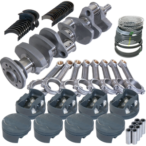 Eagle 62012030 fits Chevy 350 3.750in Crank 6.000in I-Beam Rods 6cc Dome 4.030in Pistons Rotating Assembly