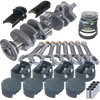 Eagle 62012060 fits Chevy 350 3.750in Crank 6.000in I-Beam Rods 6cc Dome 4.060in Pistons Rotating Assembly