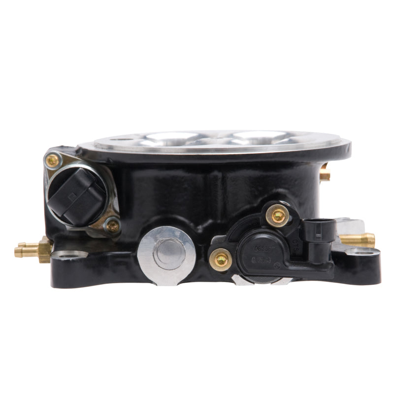 Edelbrock 3978 Throttle Body 4-Barrel 4150 Style Flange 1 75In Bores Includes Gm/DeLPHi Iac