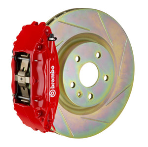 Brembo 1S5.6001A2 Brembo 02-07 fits Impreza/WRX/08-14 WRX Front GT BBK 4 Piston Cast 326 x30 1pc Rotor Slotted Type1-Red