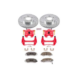 PowerStop KC704 fits Acura Integra Front Z26 Street Warrior Brake Kit w/Calipers