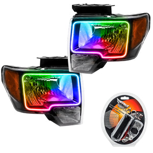 ORACLE Lighting 7188-330 Oracle 09-14 fits Ford F-150 LED HL - Blk - ColorSHIFT