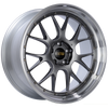 BBS LM326DBPK LM-R 21x10 5x120 ET35 Diamond Black Center Diamond Cut Lip Wheel -82mm PFS/Clip Required