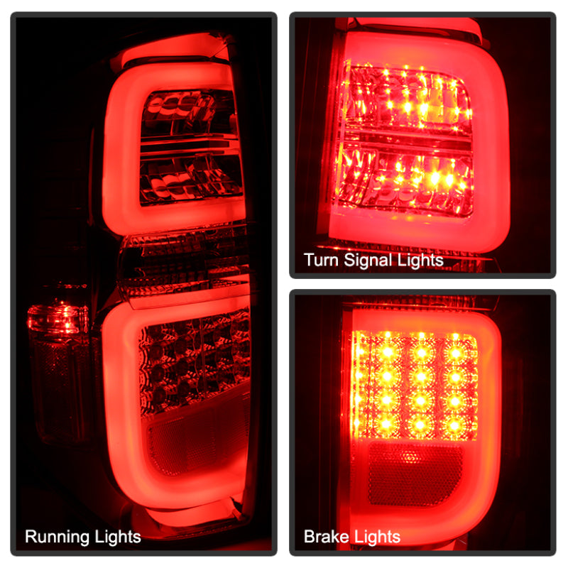 Spyder 5080189 fits Toyota 14-20 Tundra 2016 Light Bar LED Tail Lights Red Smok