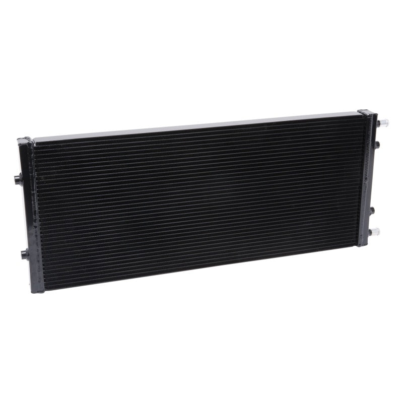Edelbrock 15408 Heat Exchanger Dual Pass Single Row 55 000 Btu/Hr 34In W X 14In H X 2 25In D Black