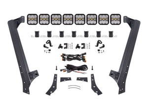 Diode Dynamics DD7224 fits Jeep JK SS5 Sport CrossLink Windshield - White Combo Lightbar Kit