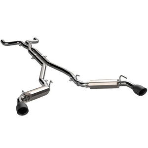 QTP 600115B 2014-2015 fits Chevrolet Camaro SS 6.2L QTP AR3 Cat Back Black Tips