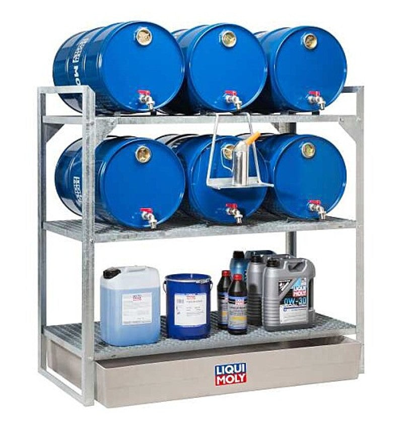 LIQUI MOLY 7994 Drum Rack With Oil Drip Pan