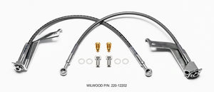 Wilwood 220-12202 Flexline Kit Rear 99-04 fits Ford Mustang GT