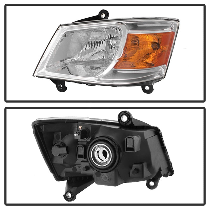 xTune 9035180 fits Dodge Grand Caravan 08-10 Driver Side Headlight -OEM Left HD