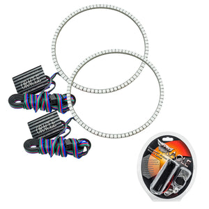 ORACLE Lighting 3943-330 Oracle fits Jeep Wrangler JK 07-17 LED Waterproof Halo Kit - ColorSHIFT