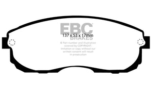 EBC UD430 99-01 fits Infiniti G20 2.0 Ultimax2 Front Brake Pads