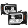 Spyder 5083630 fits GMC 07-13 Sierra 1500/2500/3500 V2 Projector Headlights- Bl