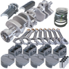 Eagle 62111030 fits Chevy LT1 350 1Pc 3.750in Crank 6.000in I-Beam Rods -5cc 4.030in Pistons Rotating Assembly