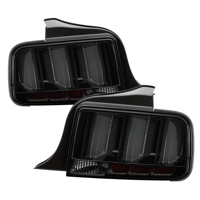 Spyder 5086709 fits Ford 05-09 Mustang (White Light Bar) LED Tail Lights - Smok