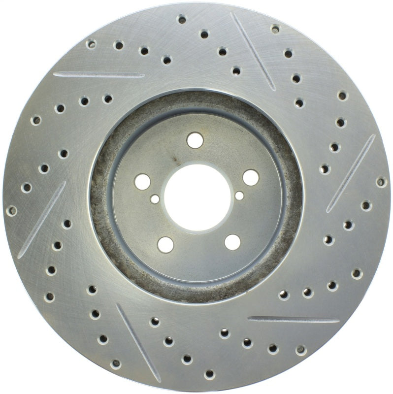 Stoptech 227.47024R 05-14 Subaru Legacy Select Sport Drilled & Slotted Rotor - Right