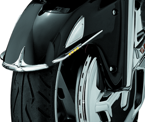 Kuryakyn 7321 Kuryakyn Front Fender Tip 01-17 fits Honda GL1800 Chrome