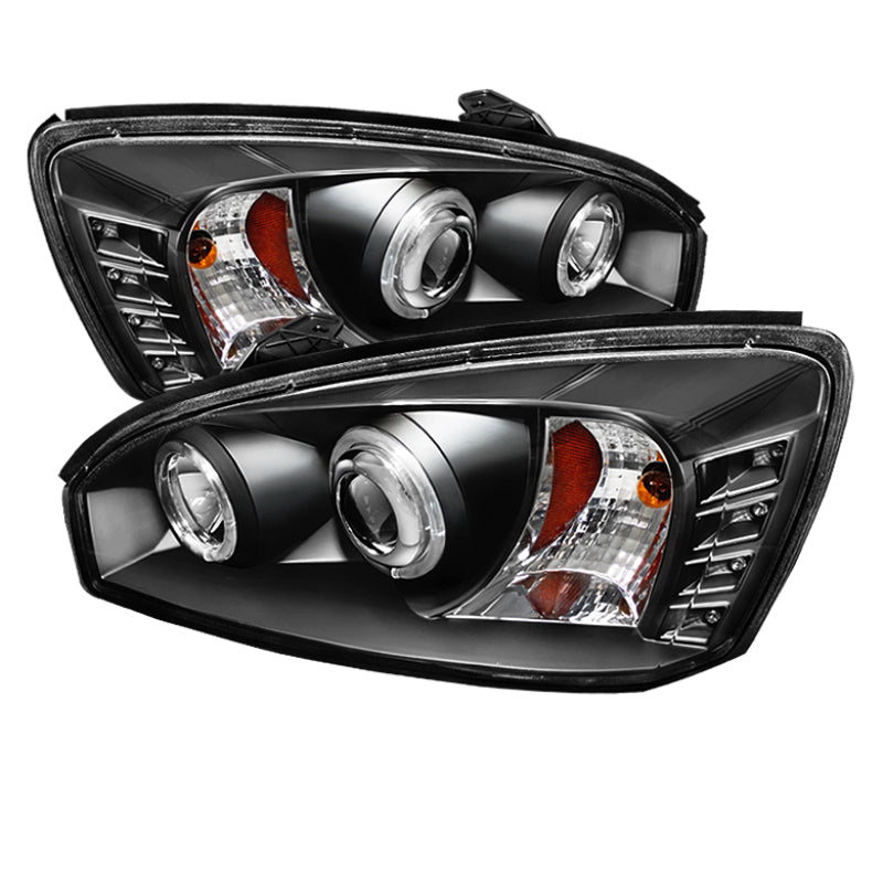 Spyder 5042675 fits Chevy 04-07 Malibu Projector Headlights LED Halo LED Black