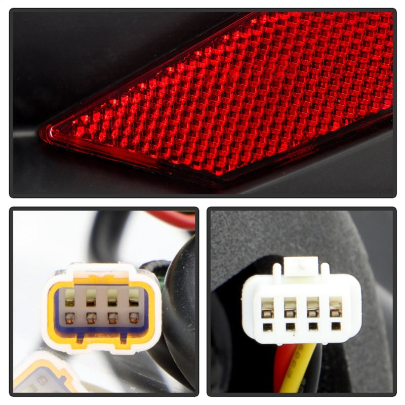 Spyder 5089113 Apex 22-24 fits Honda Civic 5-Door LED Tail Lights - Black (ALT-