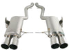 AFE 49-36312-P rce XP Exhaust Cat-Back 2.5in Dia SS-304 Polished Tips 07-13 fit