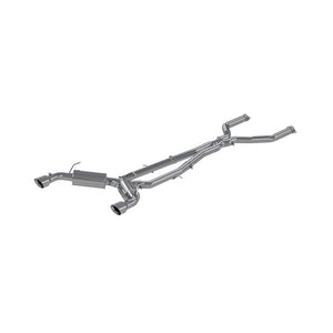 MBRP S4400304 fits Infiniti Q50 3.0L FWD/AWD 3in Cat Back w/ 4.5in OD Tips