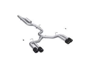 MBRP S46203CF fits Audi S3 2.0L Armor Pro T304 SS 3in Cat-Back Quad Split Tips