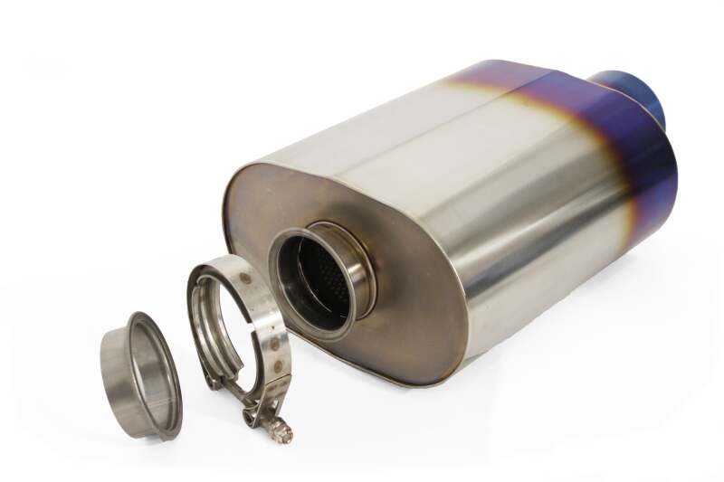GReddy 11003530 Universal 3.0in RS-Ti Oval Titanium Muffler