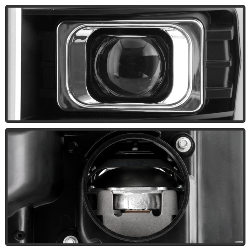 Spyder 5087898 fits Ford 11-16 F250/350/450 V2 High-Power LED Headlights-White