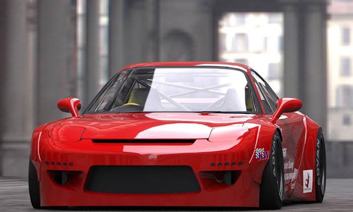 GReddy 17040206 93-95 fits Mazda RX-7 Rocket Bunny Full FD3S Wide-Body Aero Kit