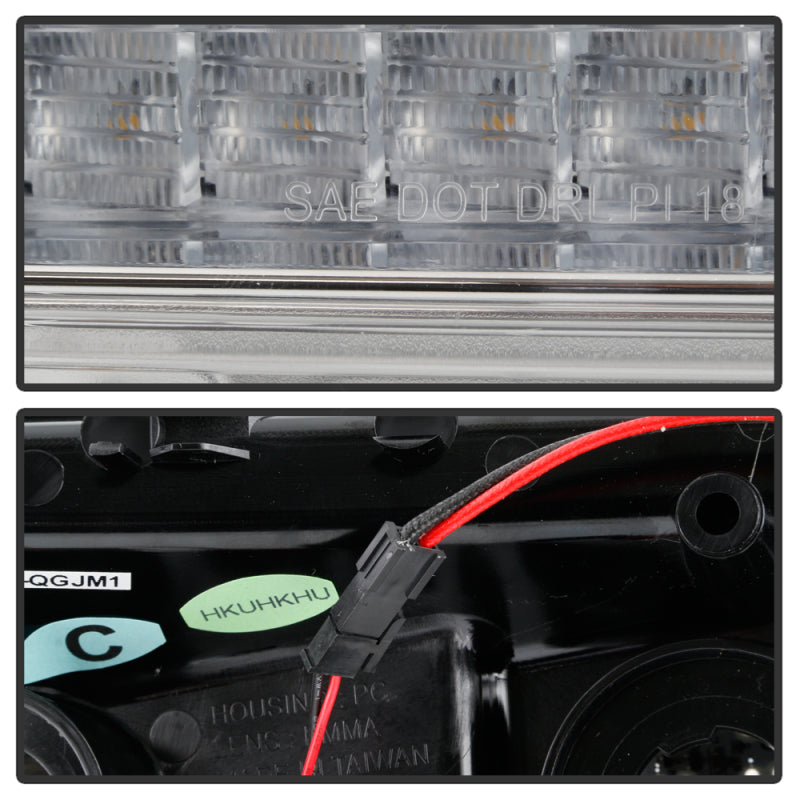 Spyder 5086778 fits Jeep 18-20 Wrangler 2019 (Halogen Model Only) LED Front Bum