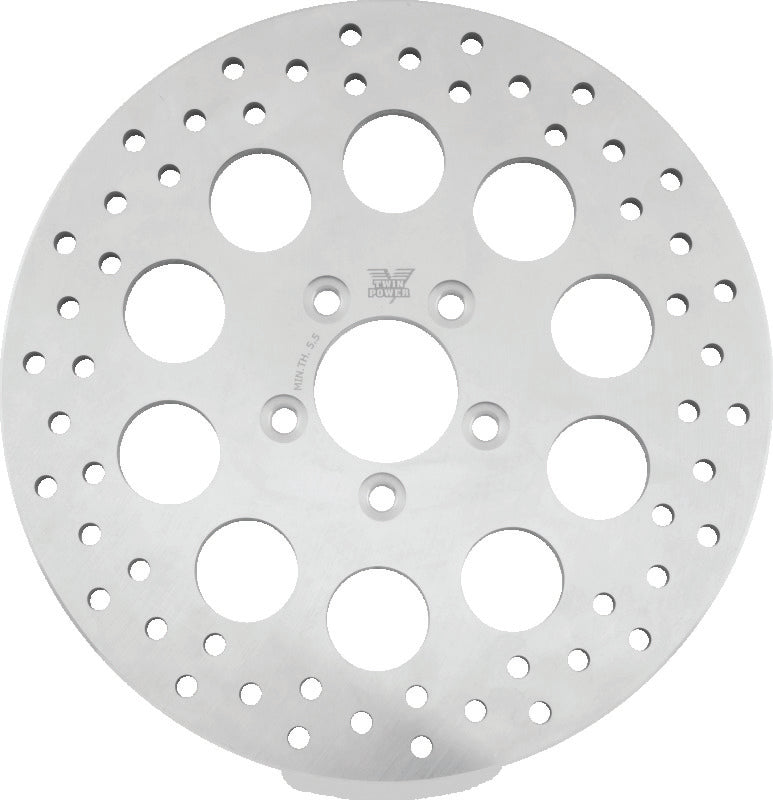 Twin Power 666831 08-Up FLH FLT Rear 11.8 Solid Rotor W/Holes