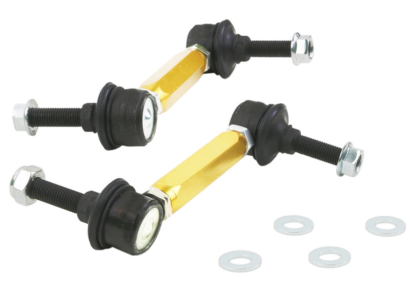 Whiteline KLC140-135 Universal Sway Bar End Link Kit - 130-155mm Heavy Duty Adjustable - 10mm Ball Studs